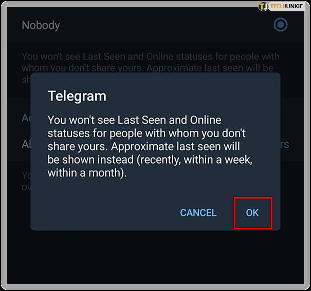 Comment masquer votre statut en ligne dans Telegram