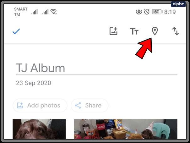 Comment ajouter du texte dans Google Photos