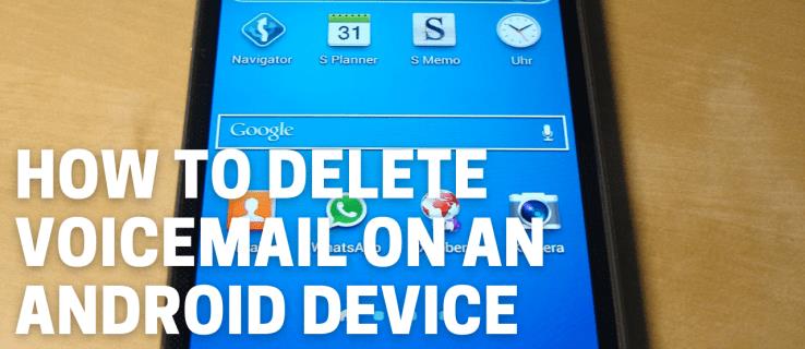 Como excluir correio de voz em um dispositivo Android