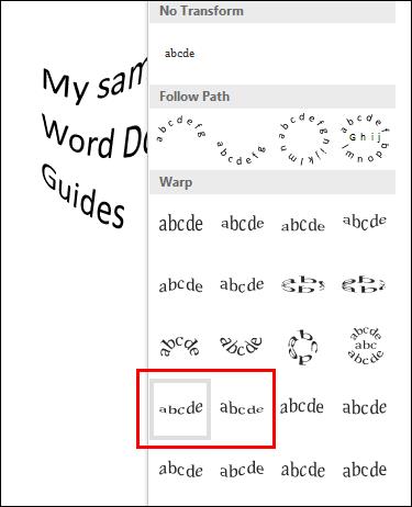 How To Curve Text In Microsoft Word