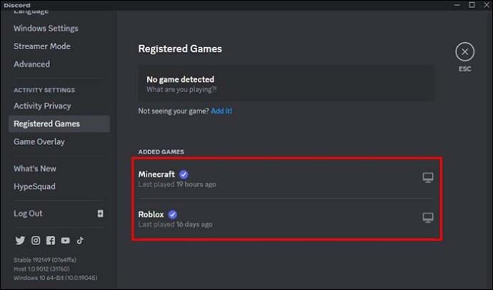 How To Hide Game Activity In Discord