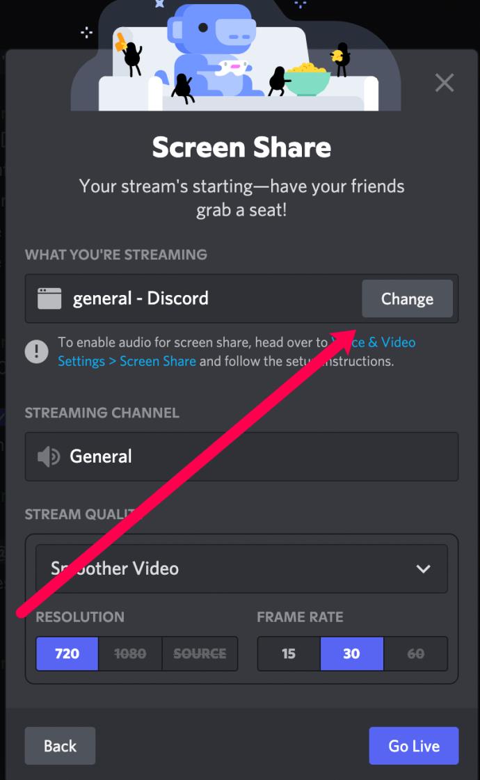 Comment activer le partage d'écran dans Discord