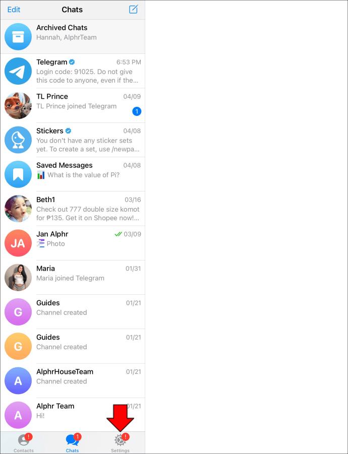 Comment changer votre numéro dans Telegram