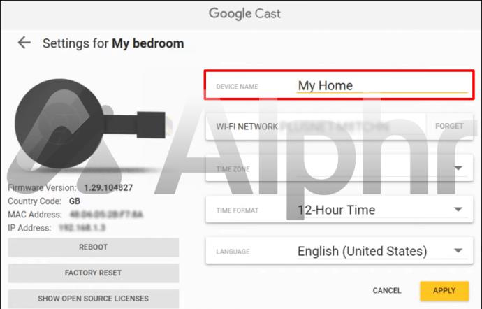 So ändern Sie Ihren Chromecast-Namen