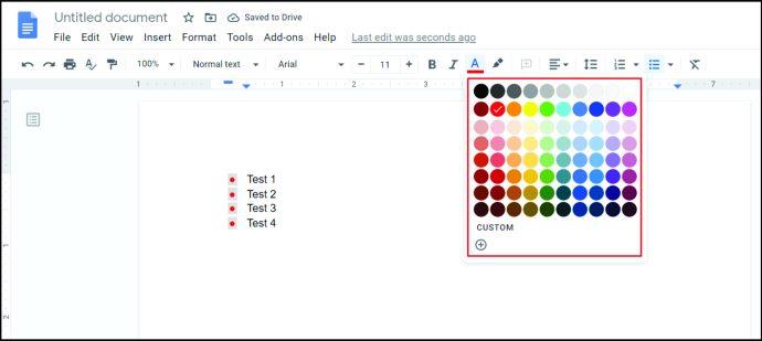 How To Add Bullet Points In Google Sheets