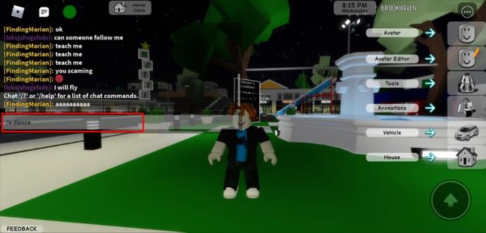 How To Use Emotes In Roblox