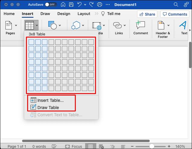 Comment créer un tableau invisible dans Word