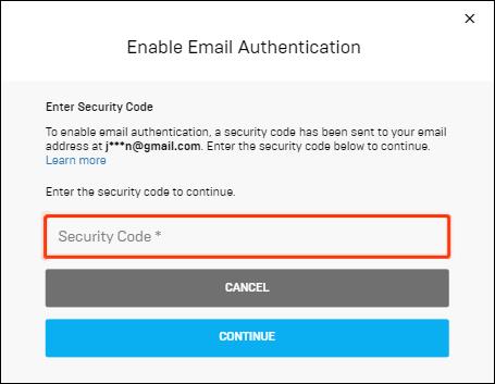 Cum să activați 2FA pentru Fortnite
