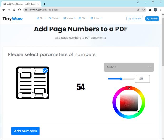 How To Add Page Numbers To A PDF