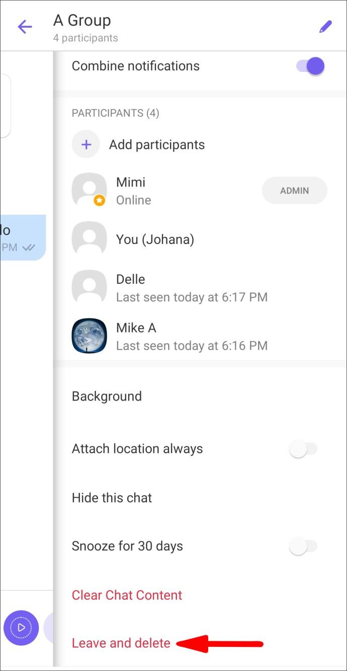 How To Leave A Group In Viber