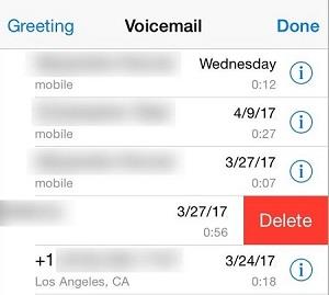 如何刪除 iPhone 上的所有語音郵件