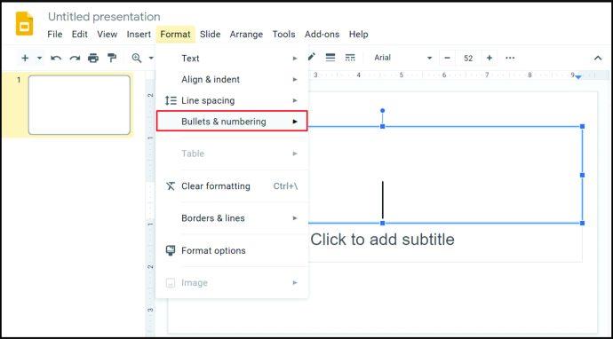 How To Add Bullet Points In Google Sheets