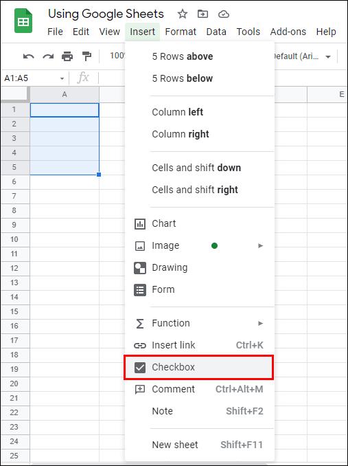 Cómo crear una lista de verificación en Google Docs