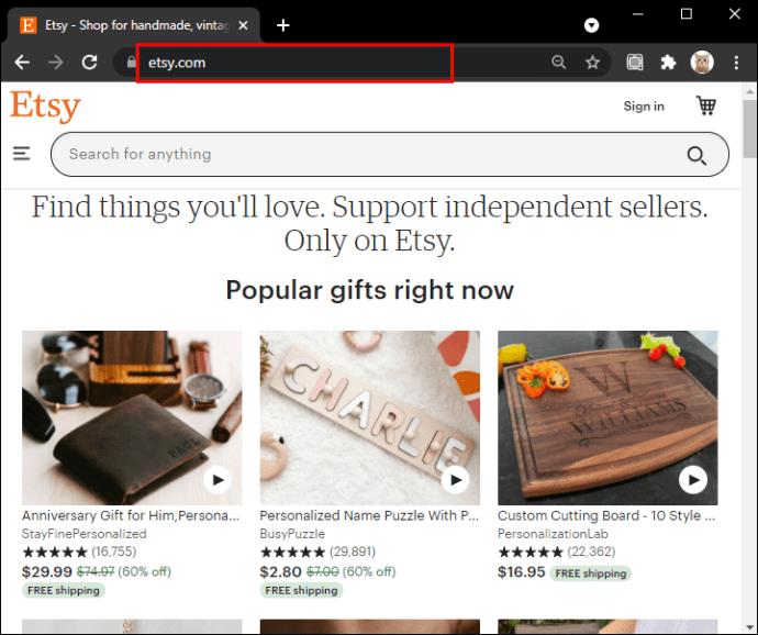 Como alterar seu endereço de e-mail no Etsy