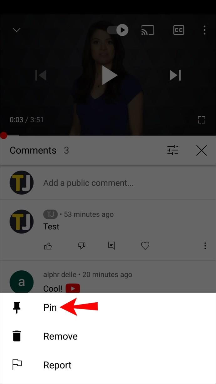 How To Pin A Comment On YouTube