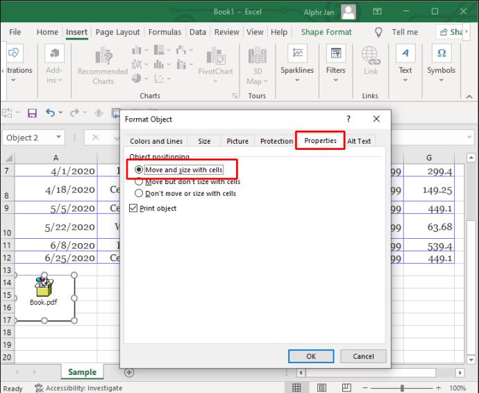 How To Embed A PDF In An Excel File