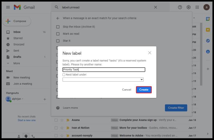 Como encontrar e-mails não lidos no Gmail