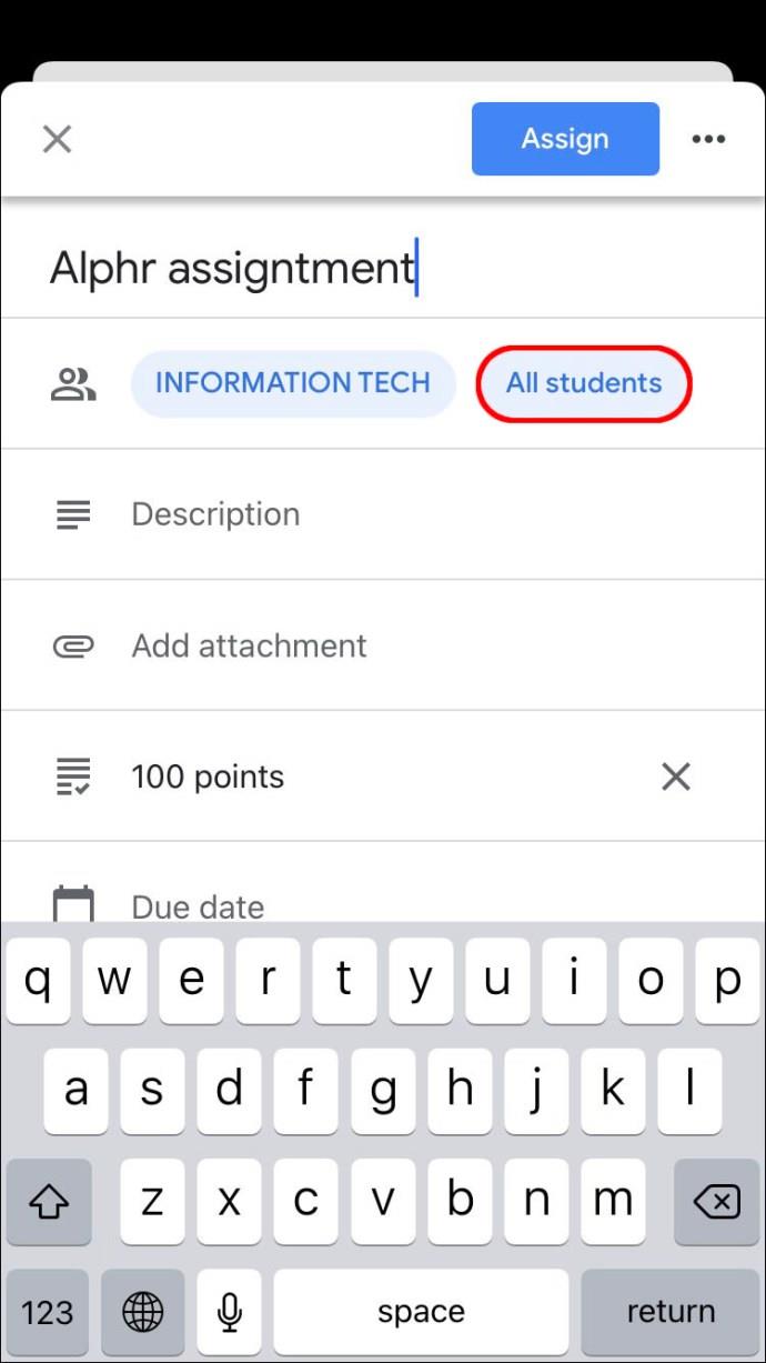 كيفية إنشاء واجب في Google Classroom