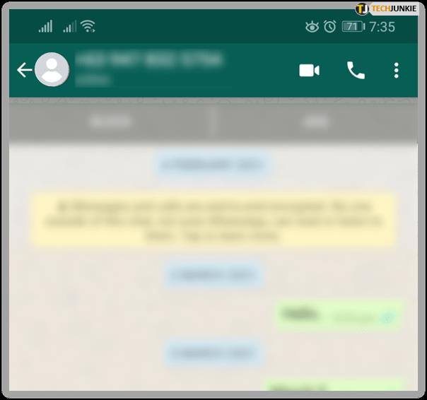 Comment bloquer un contact dans WhatsApp