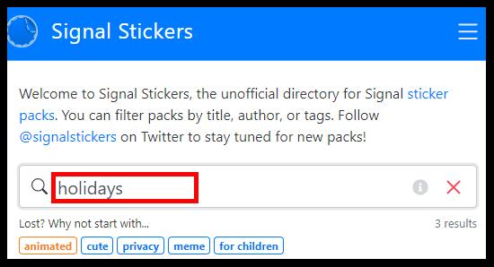 How To Add Stickers To Signal