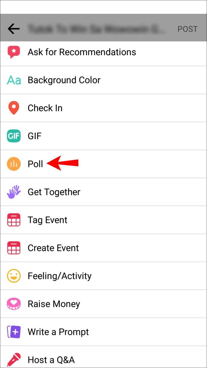 كيفية إنشاء استطلاع في الفيسبوك