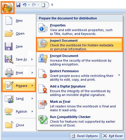 كيفية حذف جميع الصفوف المخفية في Excel