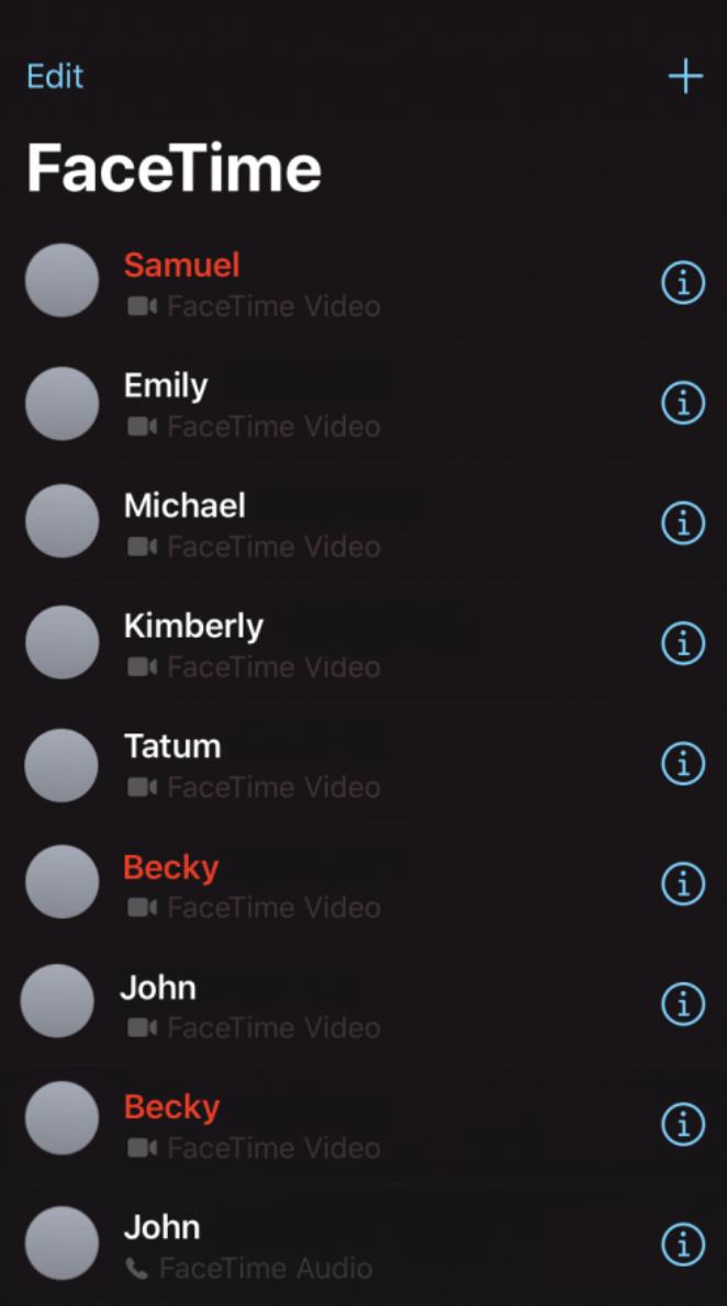 How To View FaceTime Call History On IPhone And IPad