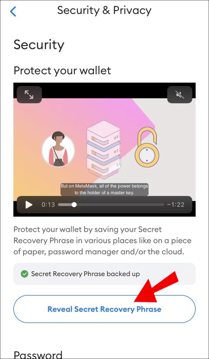 How To Find Your Secret Recovery Phrase In MetaMask