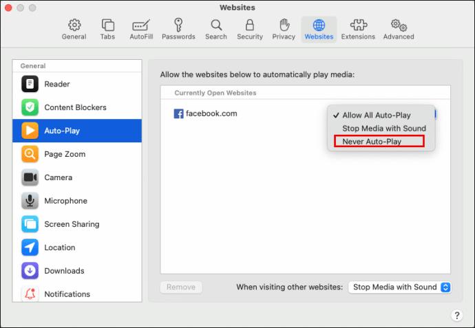 How To Stop Autoplay Videos In Safari