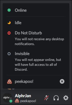 Come cambiare il tuo stato in Discord