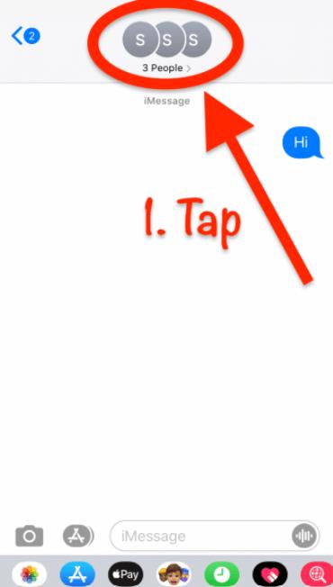 Cómo eliminar a alguien de un grupo de mensajes de texto en el iPhone