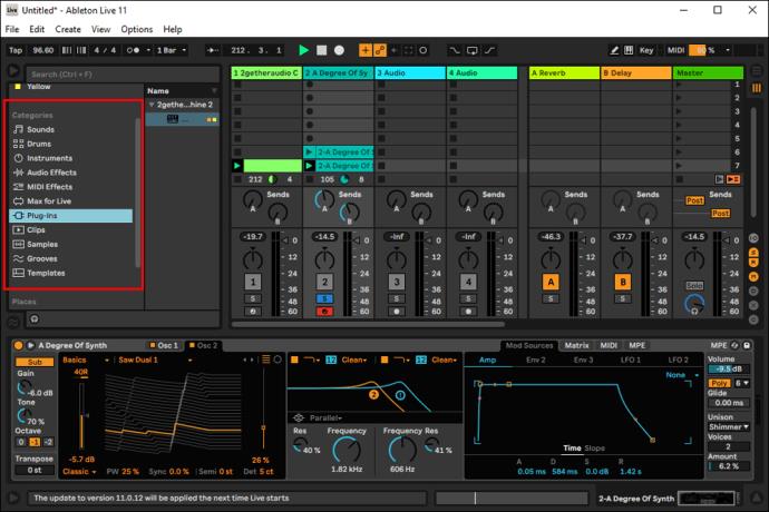 Comment utiliser les plugins avec Ableton