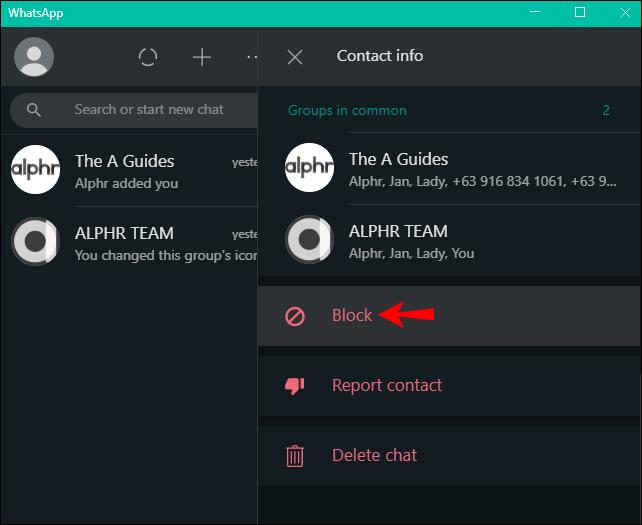 How To Block A Group In WhatsApp