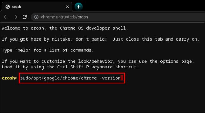 CROSH Commands – A Guide For Your Chromebook
