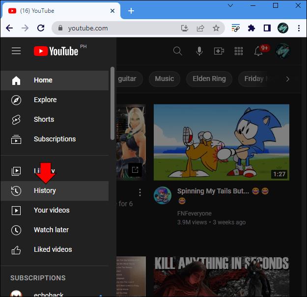 How To View Your Recently Watched Videos On YouTube