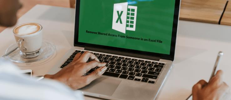 Comment supprimer les autorisations d'accès partagé pour quelqu'un dans un fichier Excel