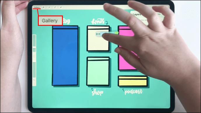 Comment sélectionner plusieurs couches dans Procreate