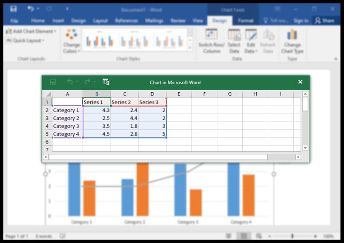 How To Create A Graph In Word