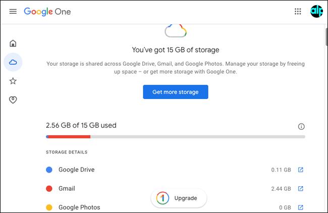 Comment vérifier le stockage disponible dans Gmail