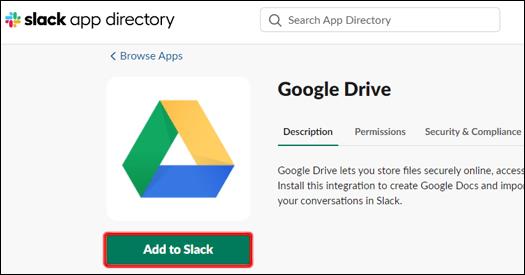 Comment connecter Google Drive à Slack