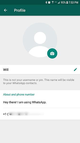 Como ocultar seu número de telefone no WhatsApp