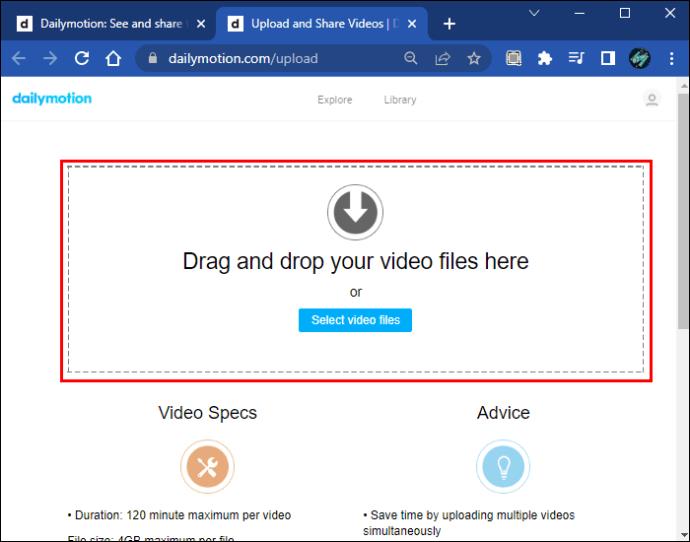 How To Upload A Video To Dailymotion