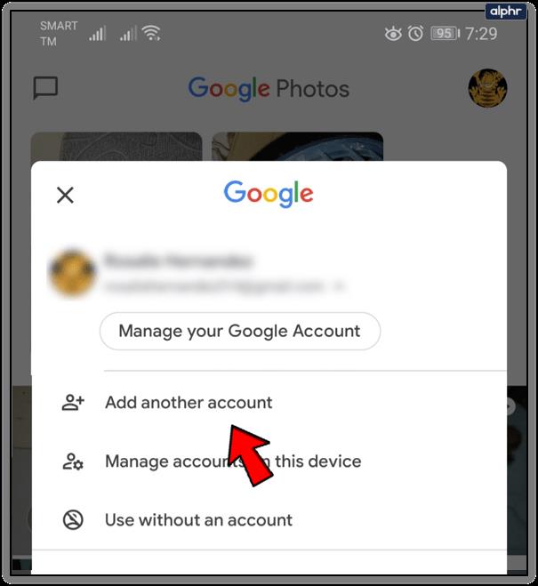 Comment changer Google Photos vers un autre compte