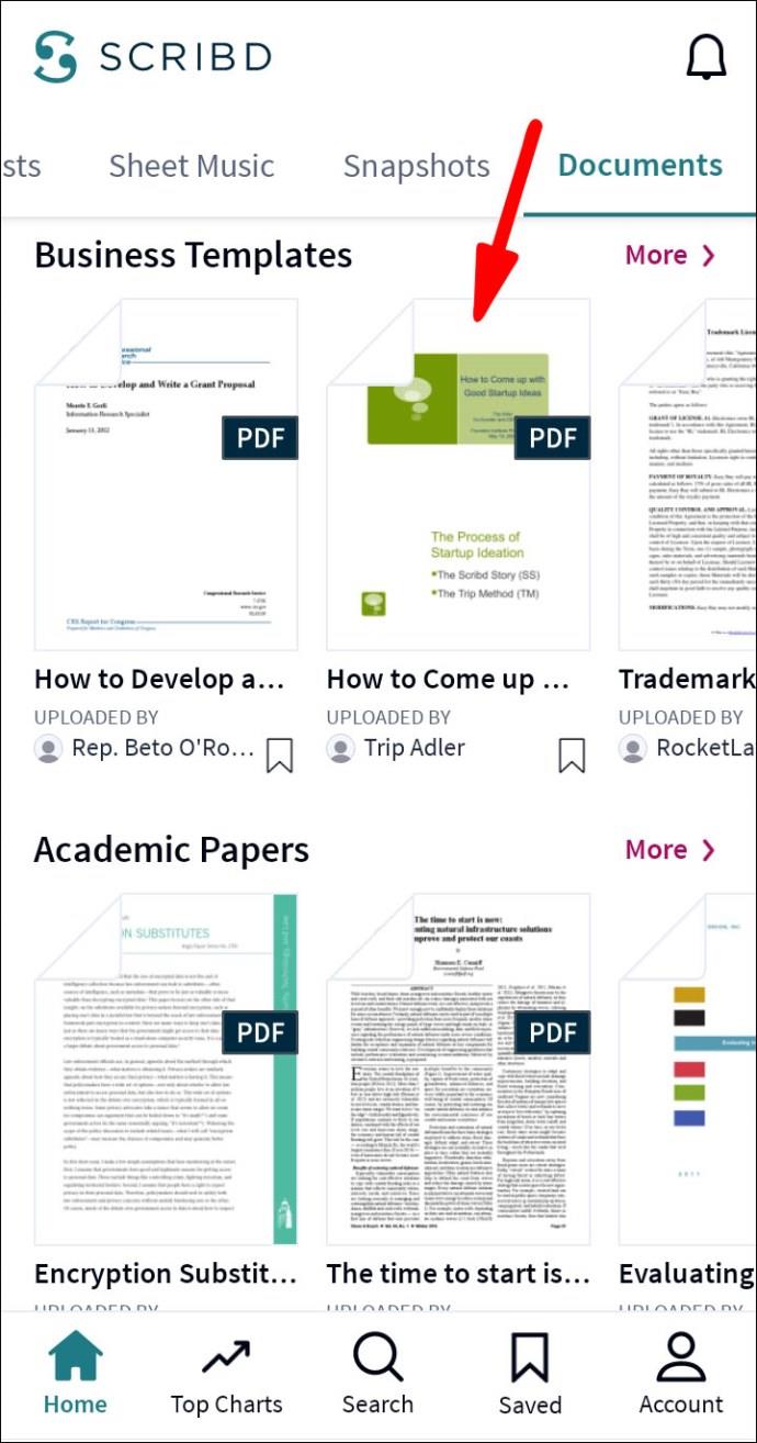 Cómo descargar un PDF desde Scribd