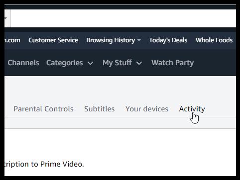 Geçmişinizi ve İzleme Listenizi Amazon Prime Video'dan Nasıl Kaldırırsınız?