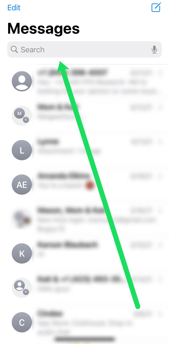 Comment rechercher dans les messages texte sur l'iPhone