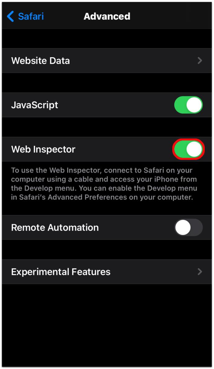 Comment utiliser l'élément d'inspection