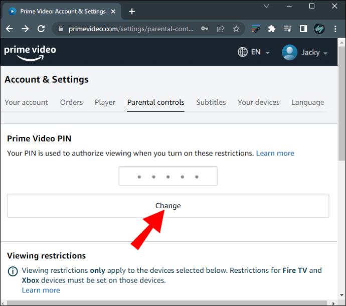 Hai dimenticato il tuo pin video di Amazon Prime?  Ecco come resettare