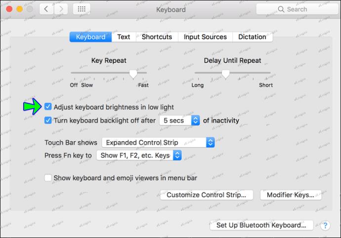 How To Set A Backlit Keyboard To Always On