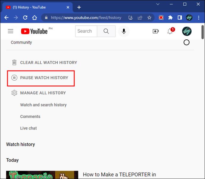 Sejarah Tontonan YouTube Tidak Kemas Kini?  Cuba ini